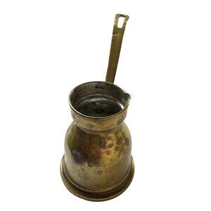 COFFEE MID CENTURY TURKISH CEZVE VINTAGE 7 BAR JAVA PARTY COPPER/BRASS/SILVER TO